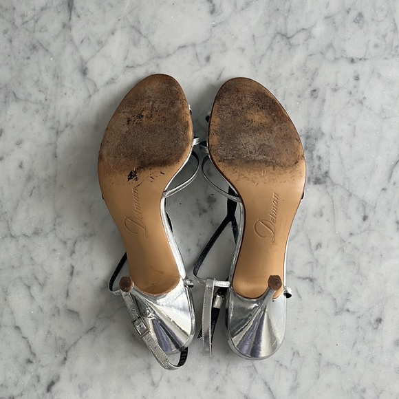 Delman silver metallic sandals - Picture 5 of 8